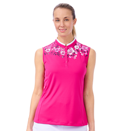 Authentic Collection: Leora Interlock Knit Sleeveless Top